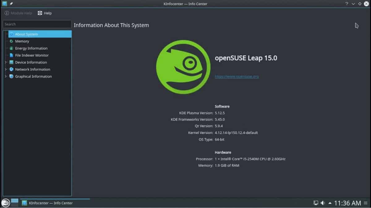 opensuse leap 15