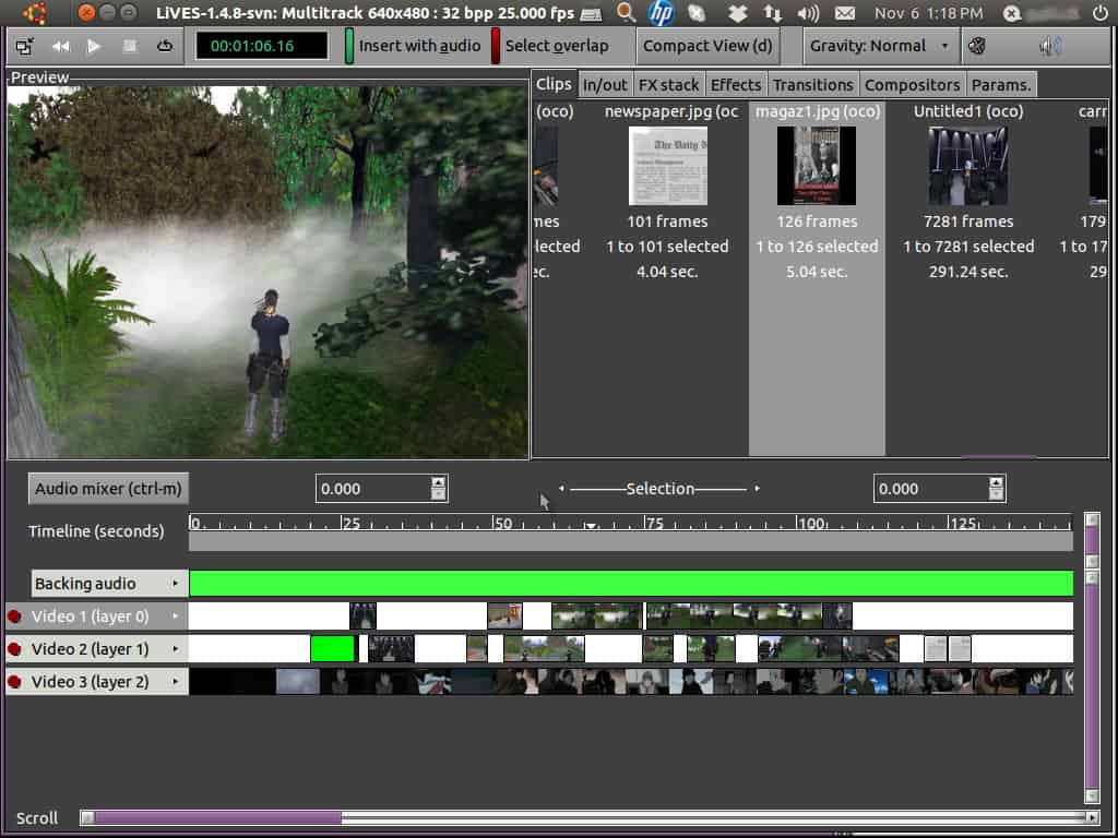 lives video editor